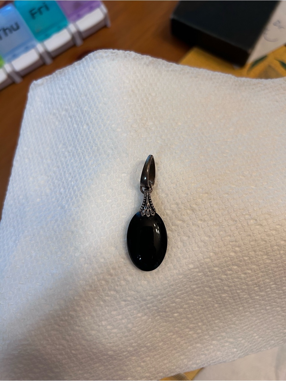 Barse Onyx stone set in Sterling Silver
